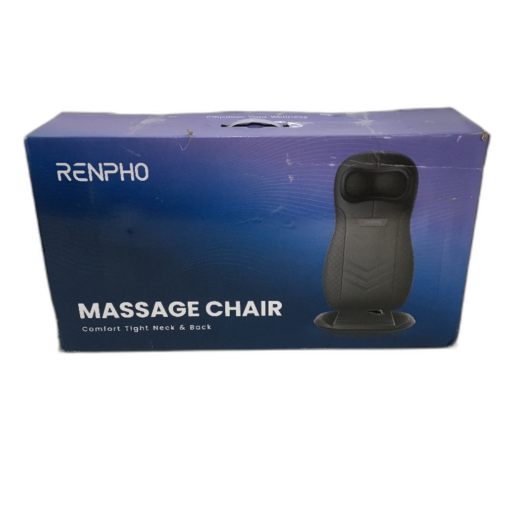 Renpho RF-BM066 Back and Neck 3 Mode Heated Shiatsu Massage Cushion Chair NEW
