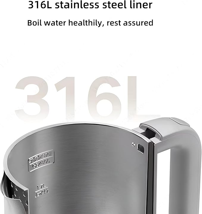 Xiaomi Mijia S1 1.7L Double Layer Stainless Steel Electric Kettle NEW