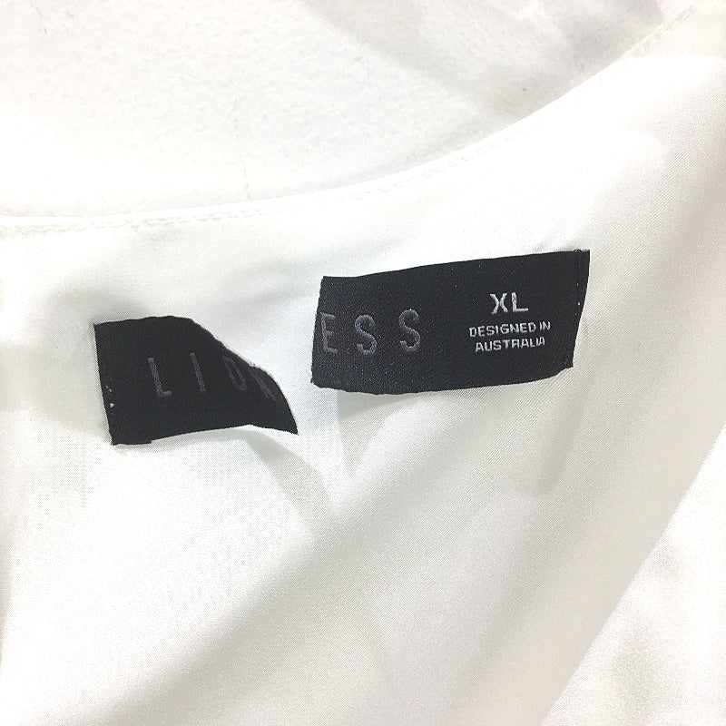 Lioness Dakota Porcelain White Satin Lace Maxi Dress Ladies Size XL / AU 14 NEW