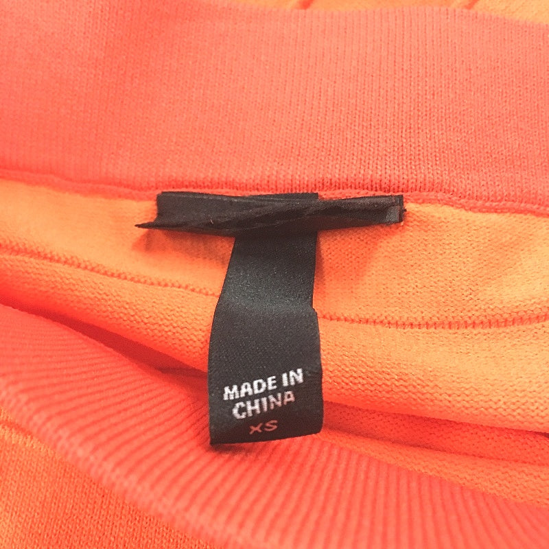Alice in the Eve Ribbed Orange Slip On Stretch Maxi Skirt Ladies Size XS NEW