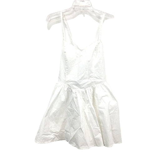 Fleur by Blanca Studio Aurelia White Cross Back Mini Dress Ladies Size M/L NEW