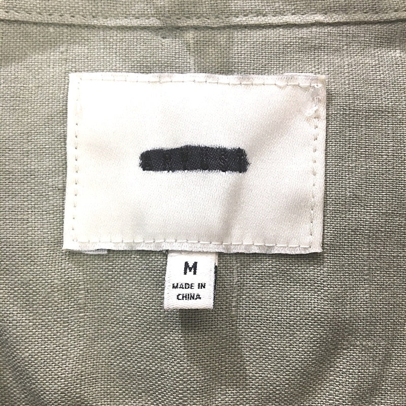 Arvust Grover Long Sleeve Linen Blend Muted Green Len Shirt Size Medium NEW