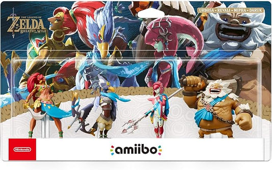 Nintendo Legend of Zelda Breath of the Wild The Wild Recken Amiibo Set NEW