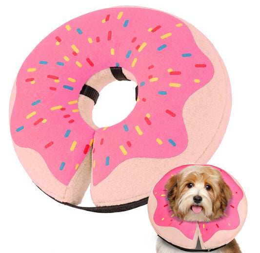Gimars Inflatable Dog Cone Alternative Post-Surgery Doggy Collar Soft Donut
