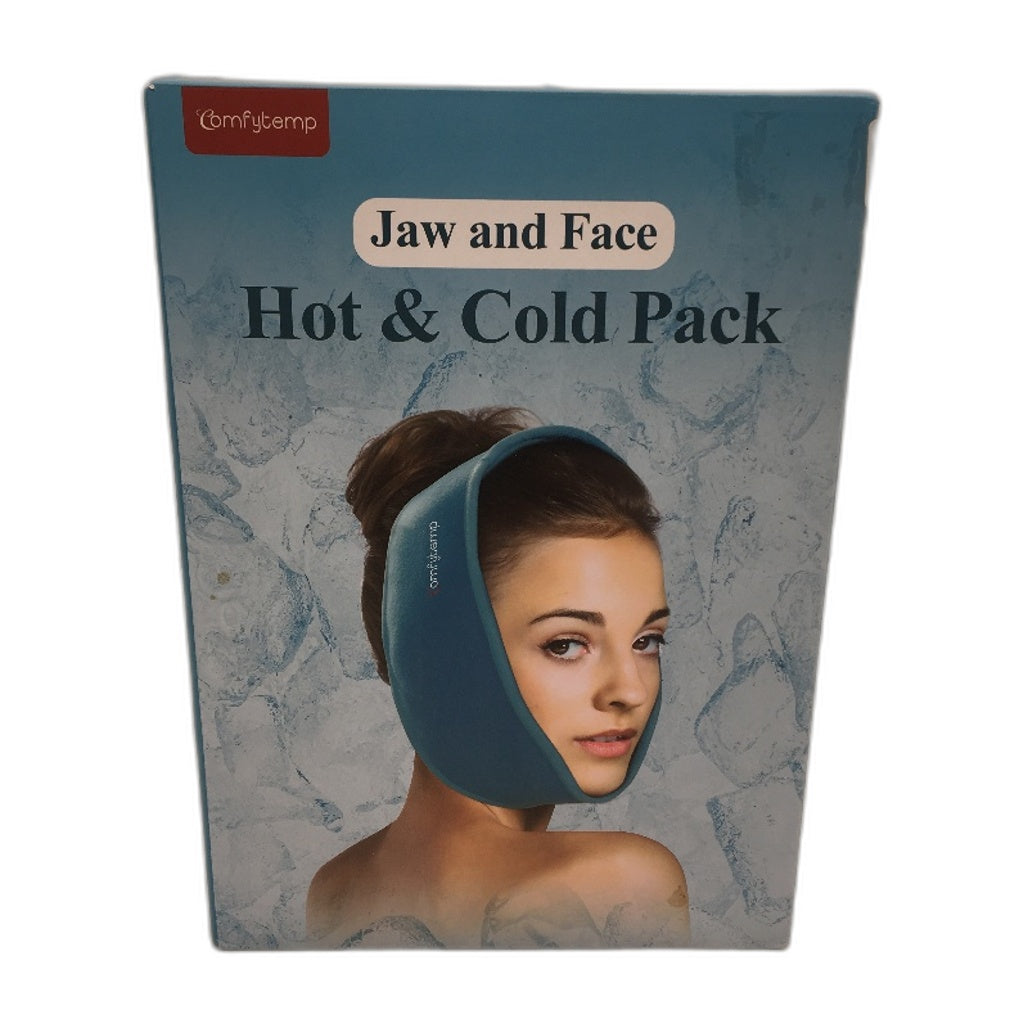 ComfyTemp Jaw & Face Cold Pack Wisdom Teeth Ice Pack & Head Wrap 4 Gel Packs