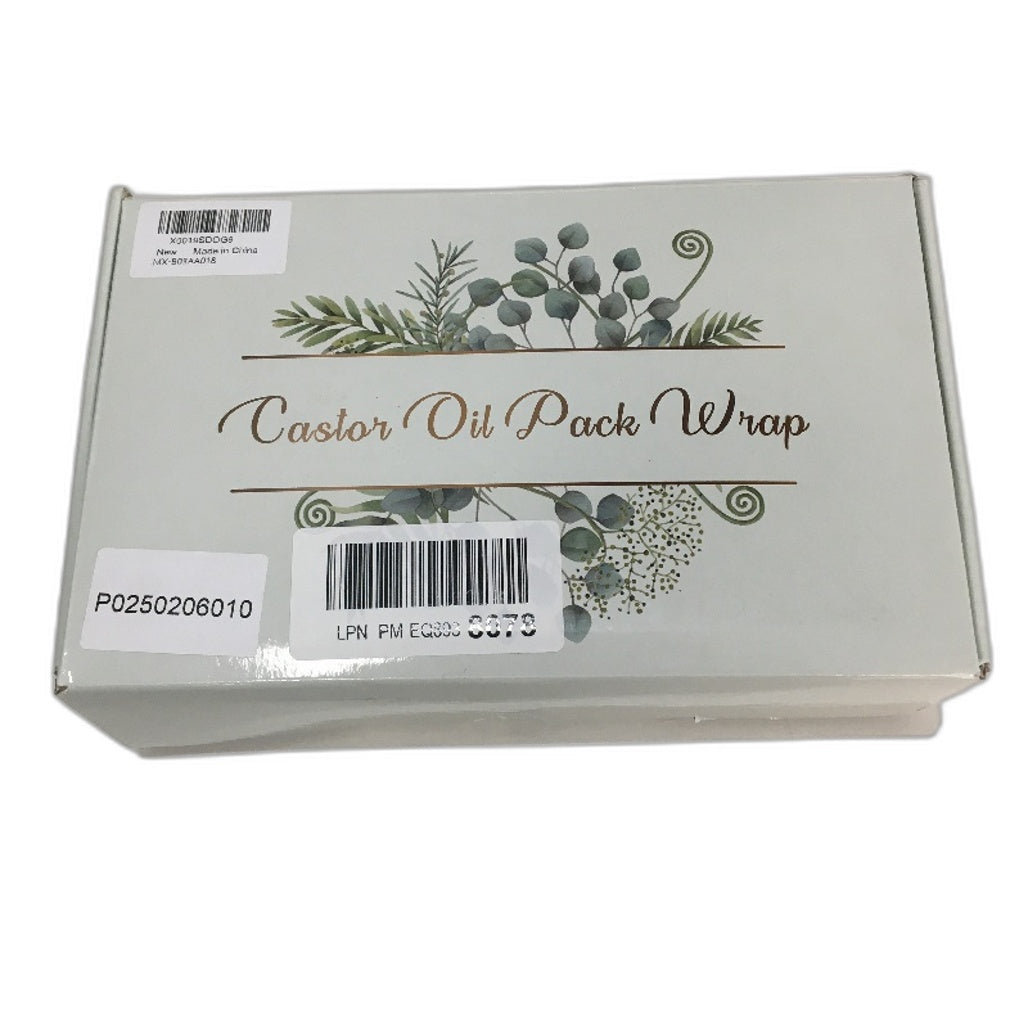 Viowey 11 Pcs Organic Castor Oil Pack Wrap Flannel Cotton Wraps For Entire Body