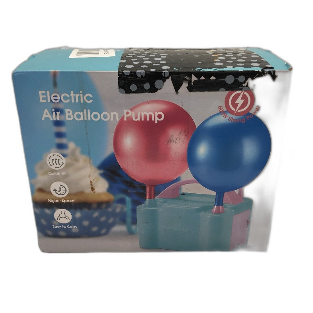 Electric Balloon Pump Portable Dual Nozzle Air Pump Inflator Blower