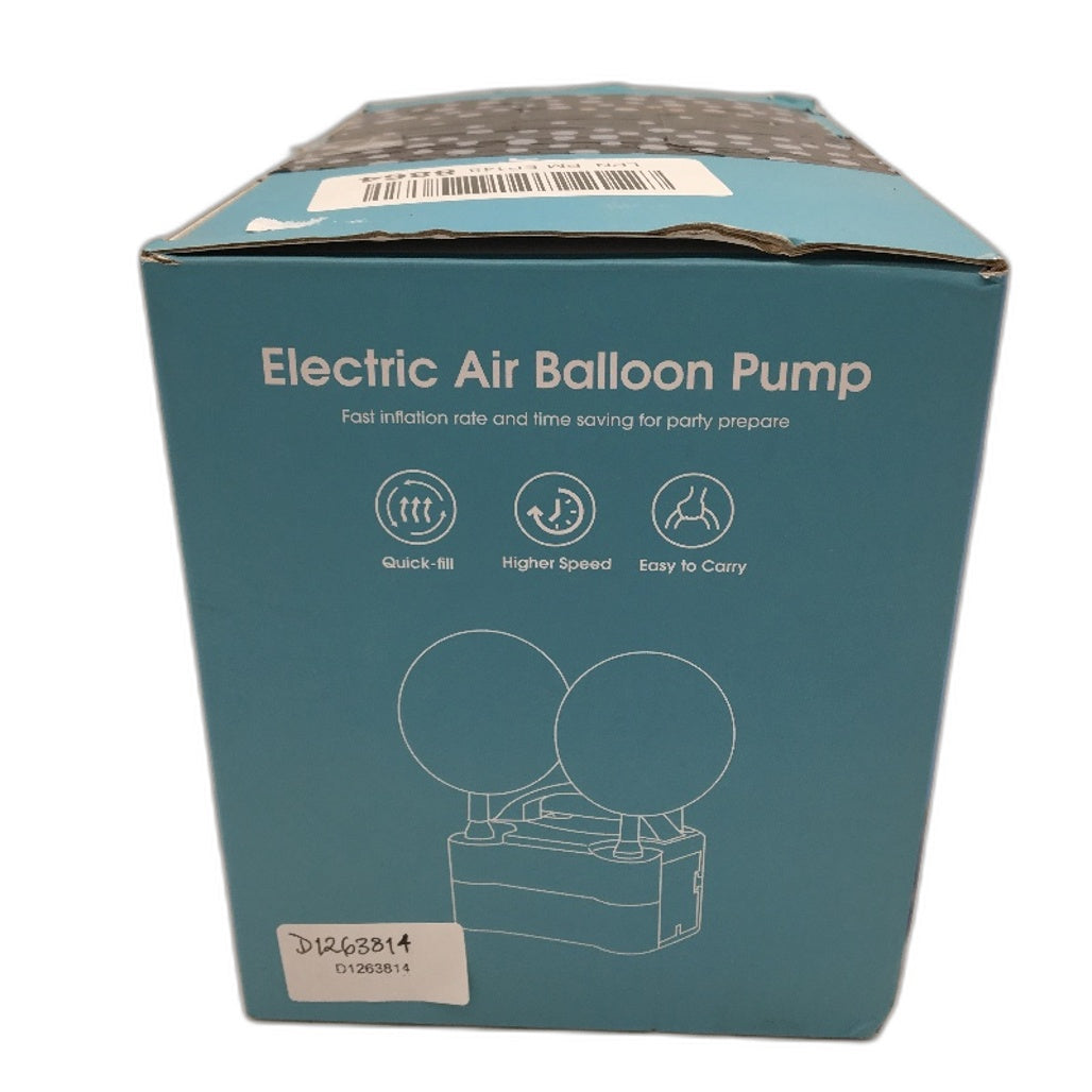 Electric Balloon Pump Portable Dual Nozzle Air Pump Inflator Blower