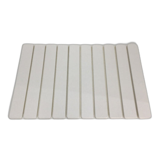 Dawntrees Portable Diatomaceous Earth Stone Absorbent Dish Drying Mat White