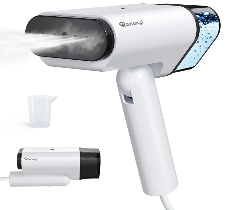 Raelunyi Handheld Garment Steamer Foldable Travel Clothing Steamer