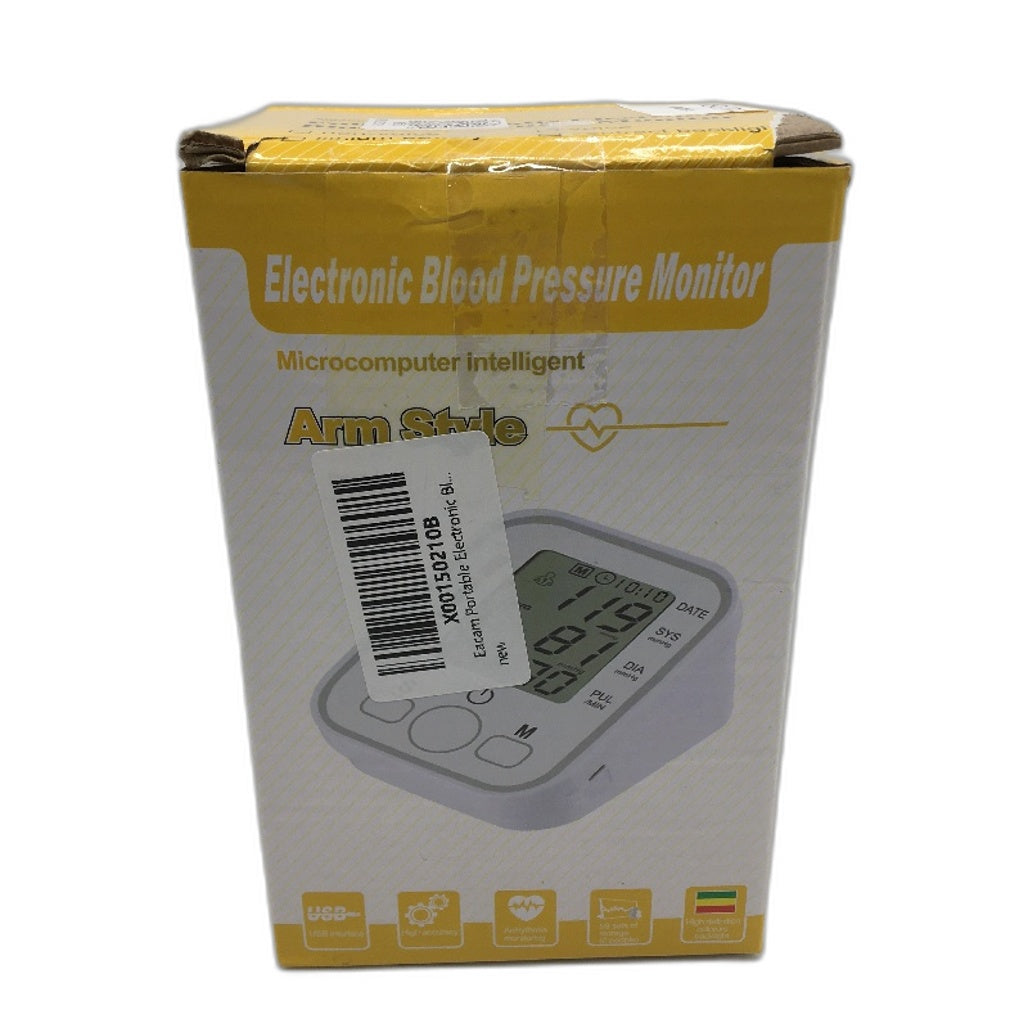 Eacam Portable Electronic Blood Pressure Monitor Household Arm Band