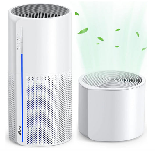 Afloia Air Purifier & Humidifier Combo Miro Pro White 3 Stage H13 Filter
