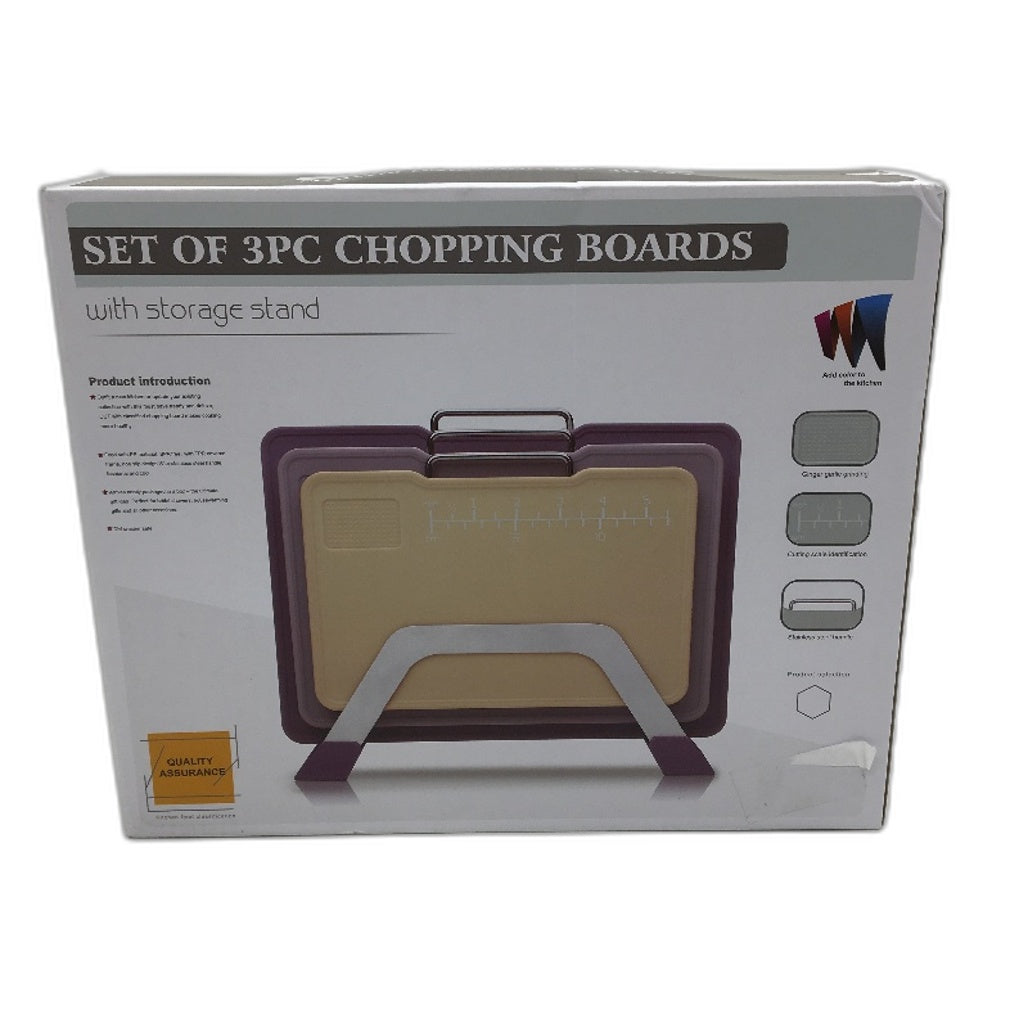 3 Pcs Chopping Board Set BPA Free Dishwasher Safe Cutting Boards