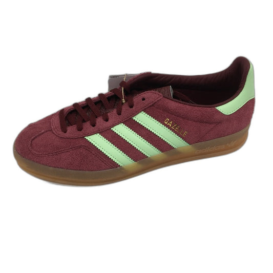 Adidas Gazelle Indoor Mulberry Lime Stripe OG Mens Sneaker Size US 9 UK 8.5 NEW