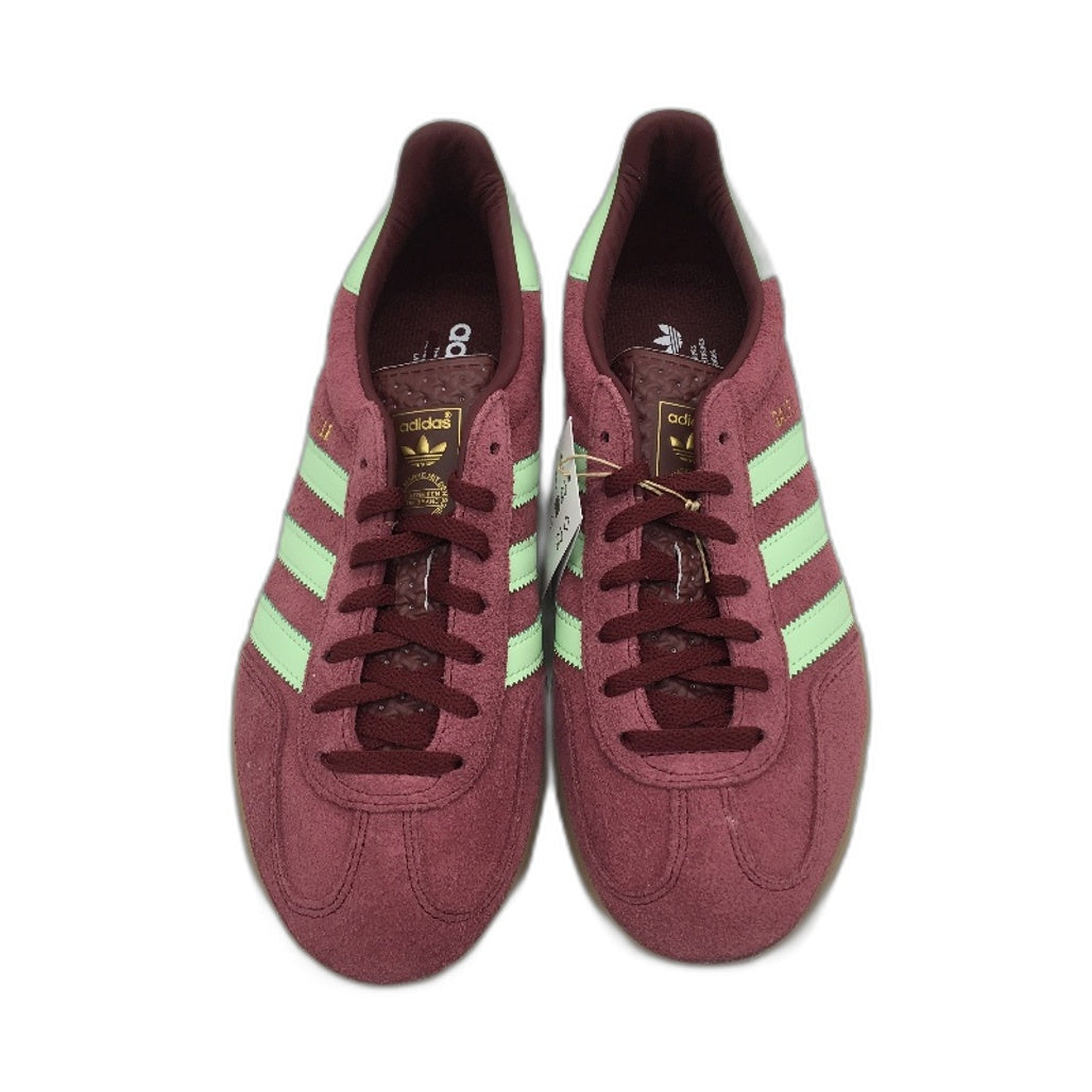 Adidas Gazelle Indoor Mulberry Lime Stripe OG Mens Sneaker Size US 9 UK 8.5 NEW