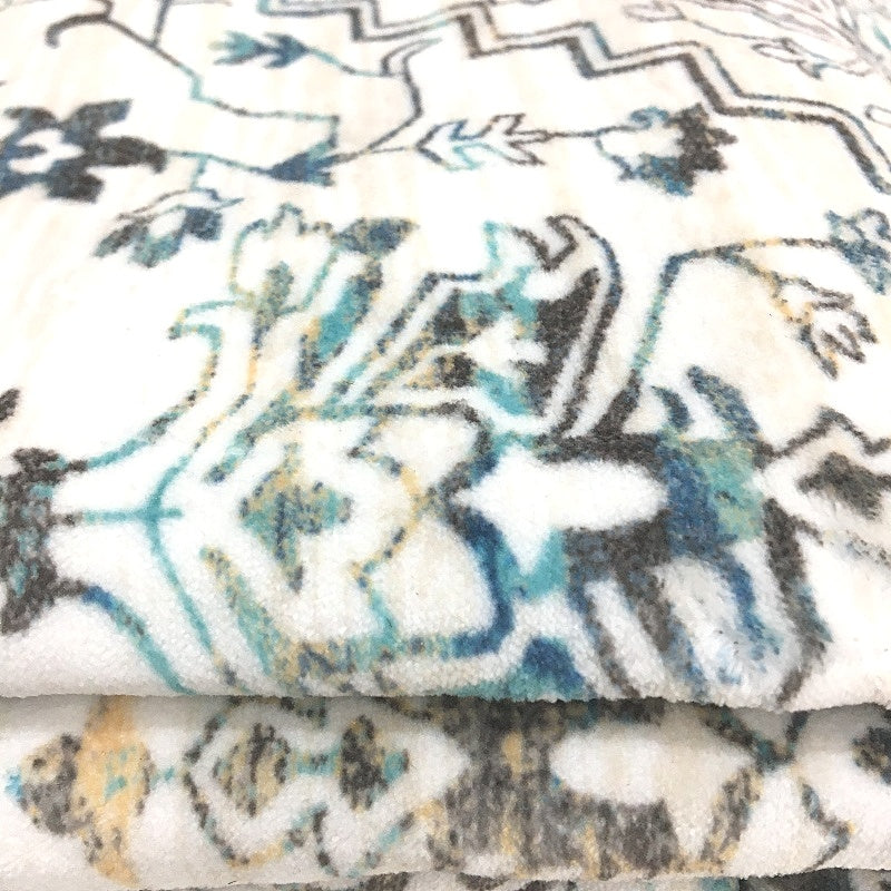 UZU Machine Washable NonSlip Boho Look Faux Cashmere Floor Hall Rug 80x240cm NEW