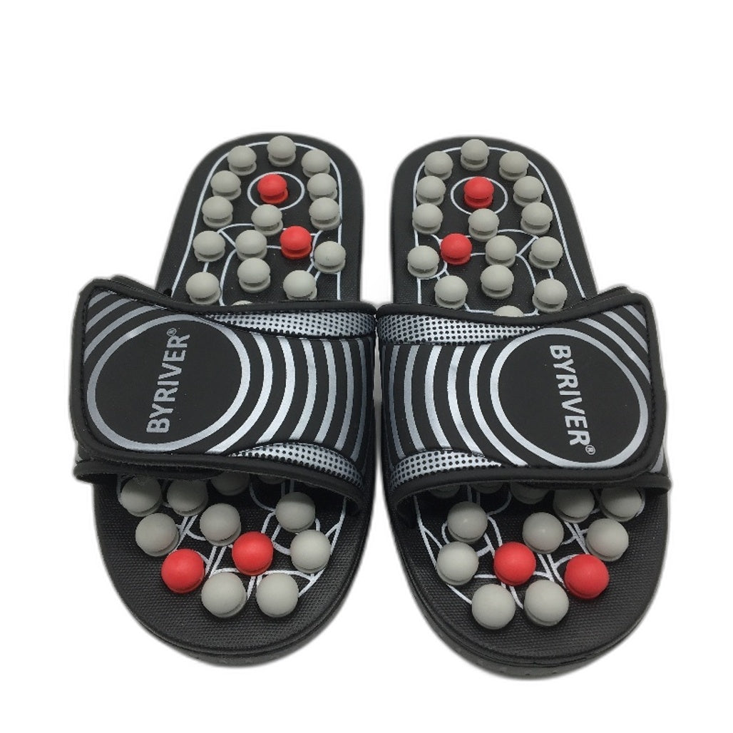 Byriver Acupressure Massage Slippers Foot Pain Relief Therapy Unisex Size XS NEW