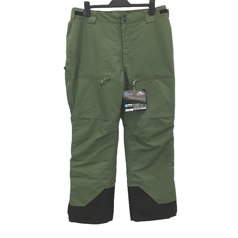 Crane Performance Waterproof Breathable Snowboard Pants Green Mens Size L NEW