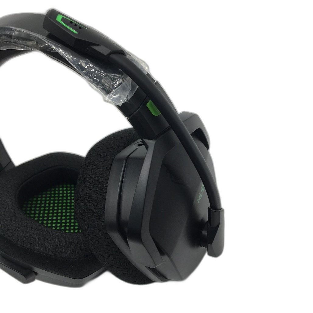 Nubwo G06 Dual Wireless Gaming Headset with Built in Mic in Black Green  NEW