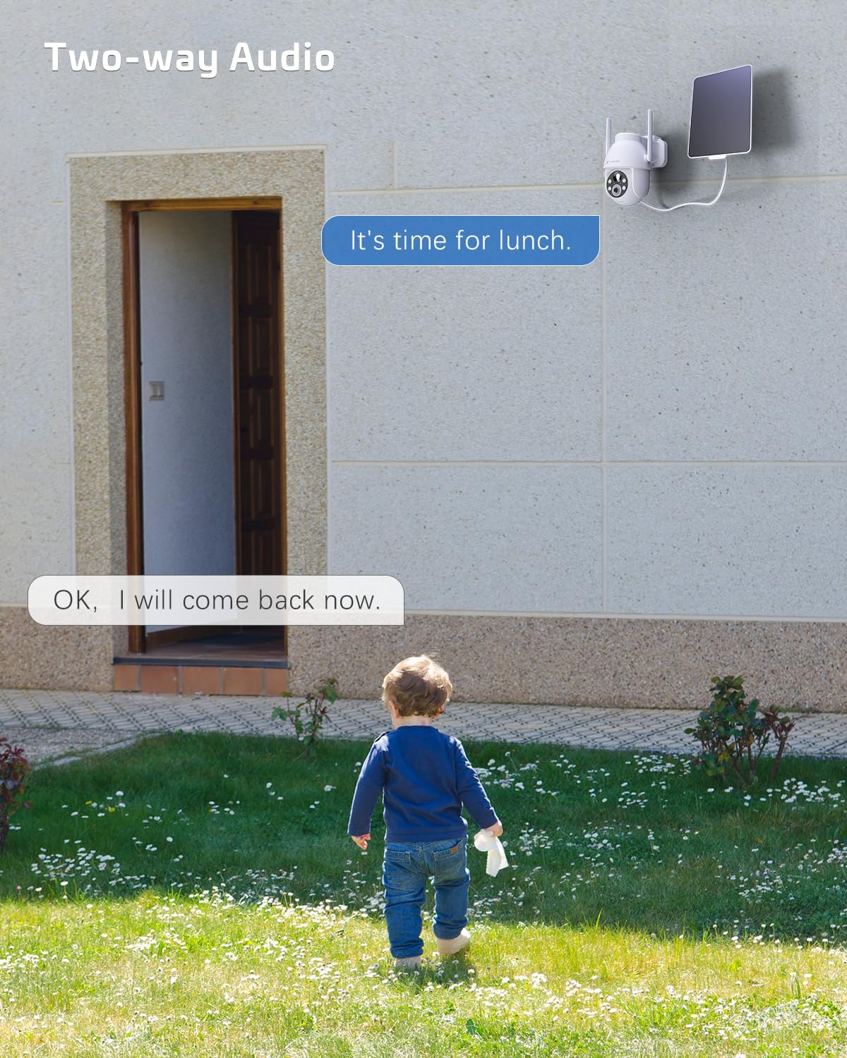 Cococam ZY-C2 2 Piece Solar Outdoor 2K QHD Wireless Security Camera DEMO