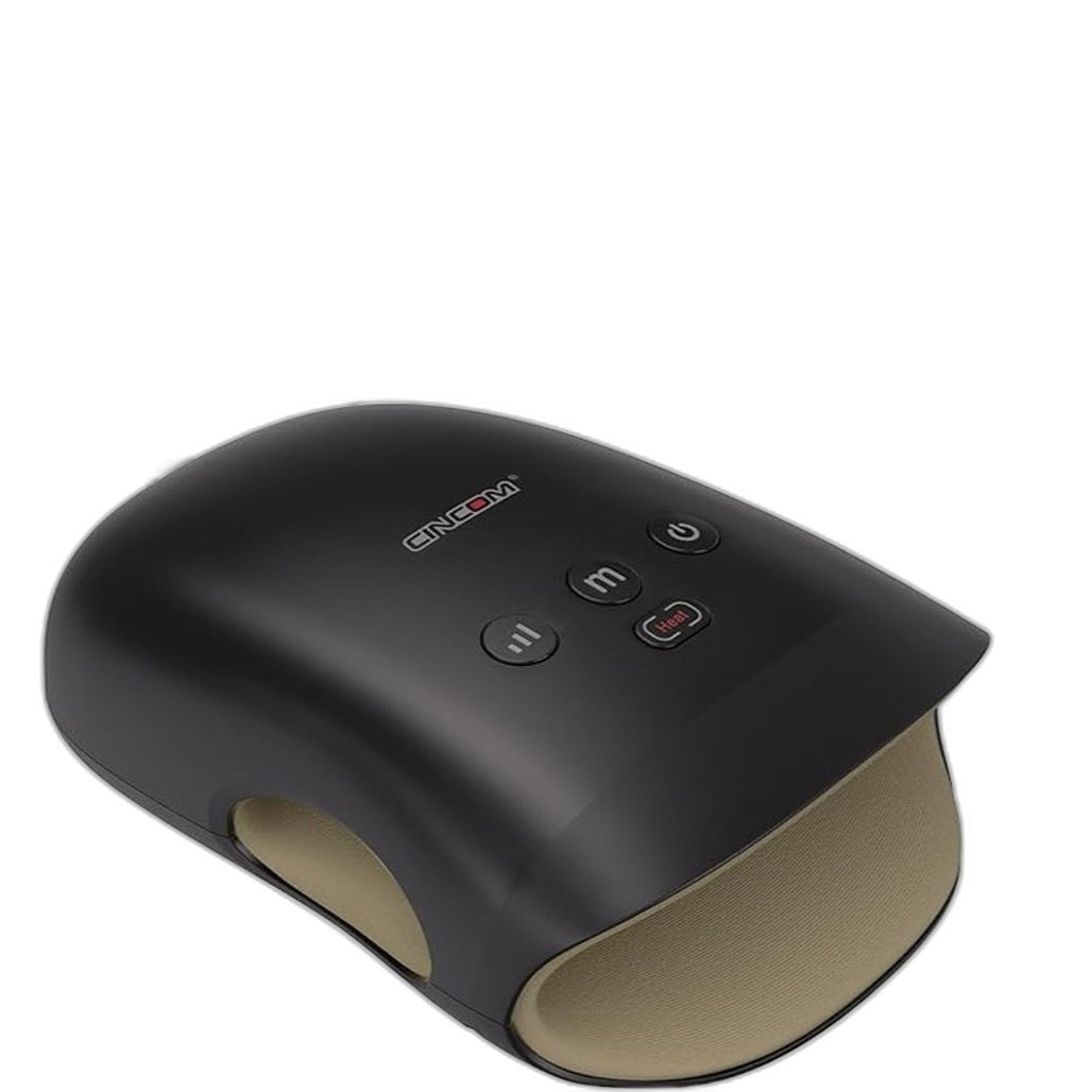 CINCOM CM026H Cordless Hand Massager with Heat and Compression in Black NEW