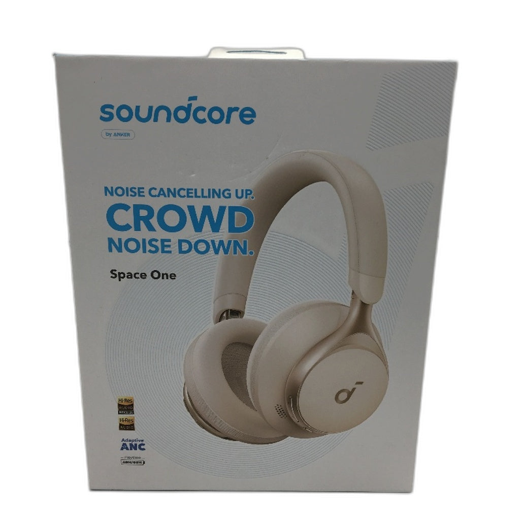 Soundcore by Anker Latte Cream Over Ear Noise Cancelling Headphones NEW