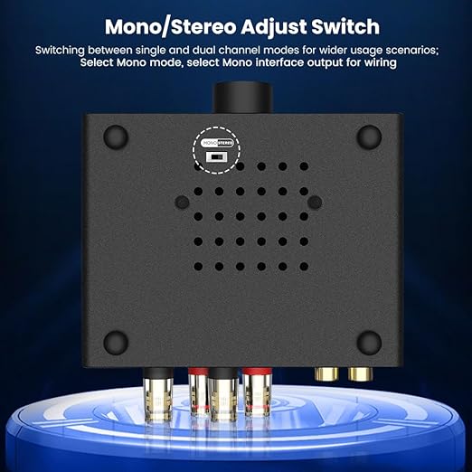Aiyama A07 MAX 2 Channel 48V Mono Stereo HiFi Mini Audio Amplifier NEW