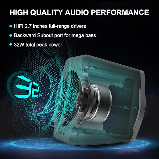 Hecate by Edifier G2000 White RGB Light Effect Desktop Gaming Speakers NEW