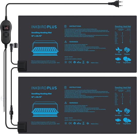 InkBirdPlus 2 in 1 Daisy Chain Plant Heat Mat with Thermostat Controller NEW