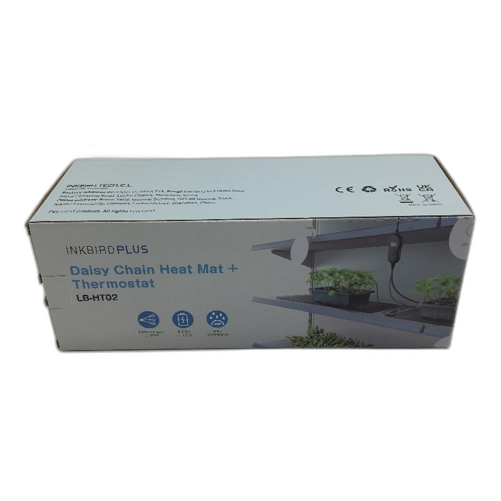 InkBirdPlus 2 in 1 Daisy Chain Plant Heat Mat with Thermostat Controller NEW