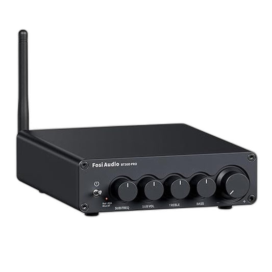 Fosi Audio BT30D Pro Mini Bluetooth Amplifier HiFi 2 Channel Subwoofer Amp DEMO