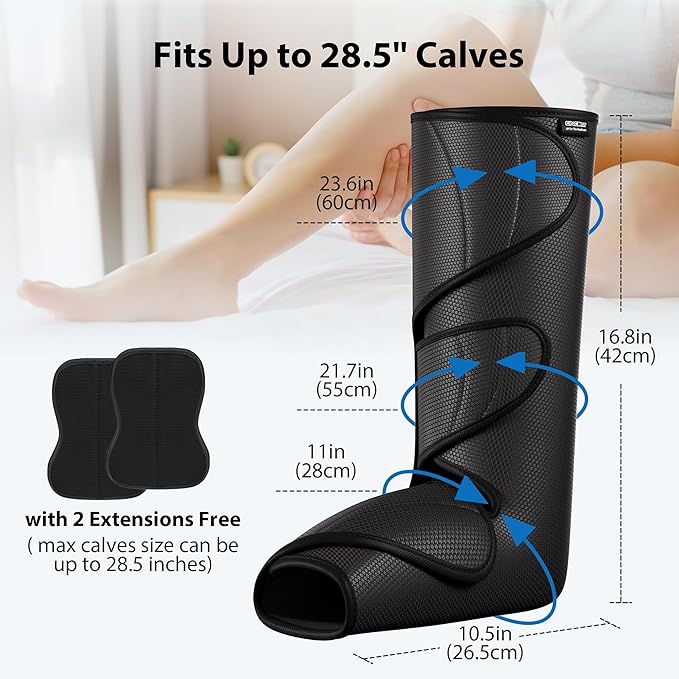 Cincom CM-018A 12W 2 Mode 3 Intensity Air Compression Leg Massager NEW
