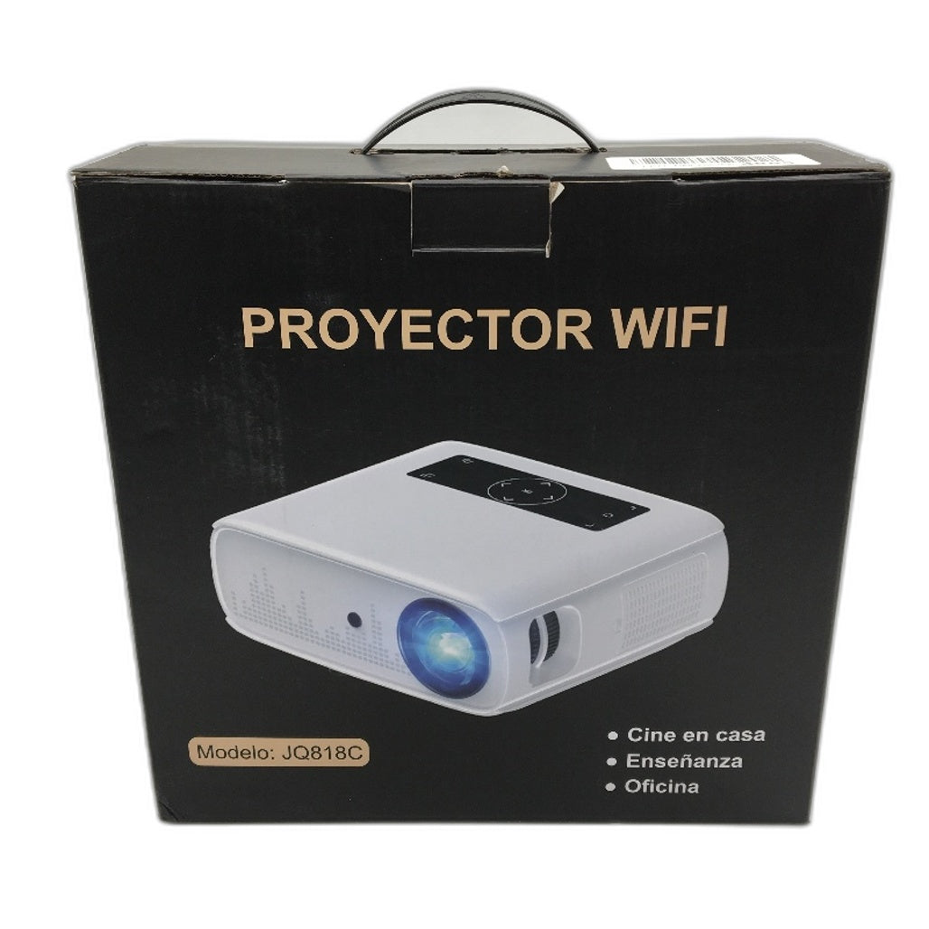 J818C Wifi and Bluetooth Support 1080p Video Home Theater Projector DEMO