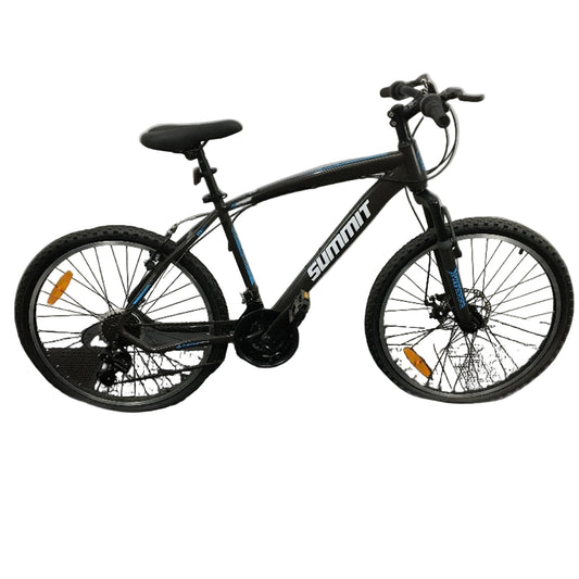 Summit 60cm 18 Speed Shimano Alloy Rim Front Suspension Grey Mountain Bike DEMO