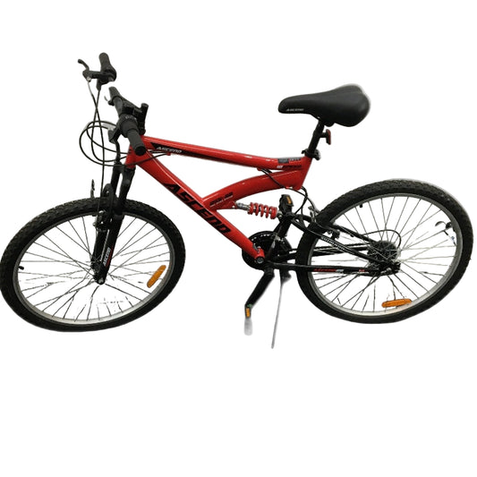 Ascend 66cm 18 Speed Shimano Alloy Rim Dual Suspension Red Mountain Bike DEMO