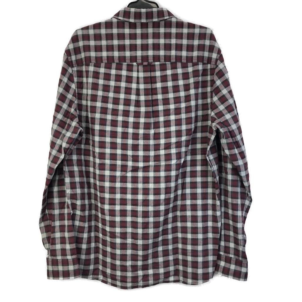 Jeanswest Red, White & Black Check Long Sleeve Shirt Mens Size Large NEW