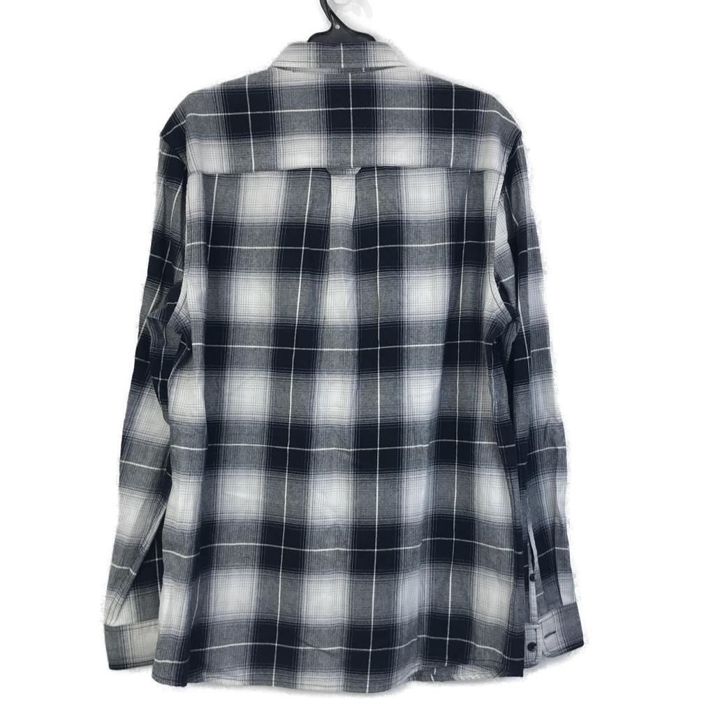 Jeanswest Black & White Check Plaid Long Sleeve Shirt Mens Size Large NEW