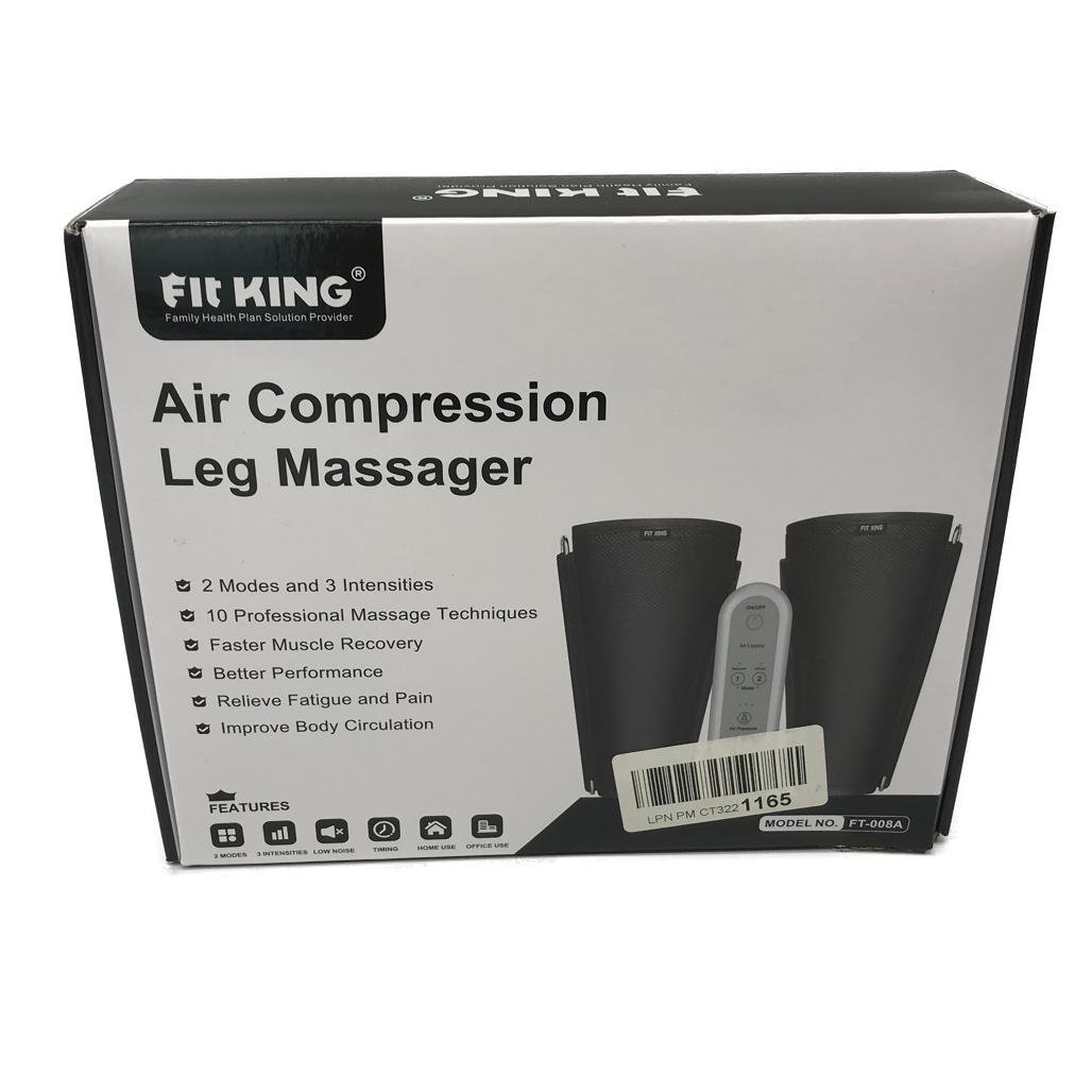 Fit King Air Compression Leg Massager Model FT-008A NEW