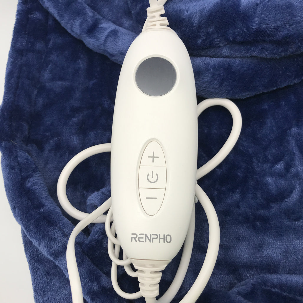 Renpho Neck & Shoulder Electric Heating Pad Blue Model: R-U008 NEW