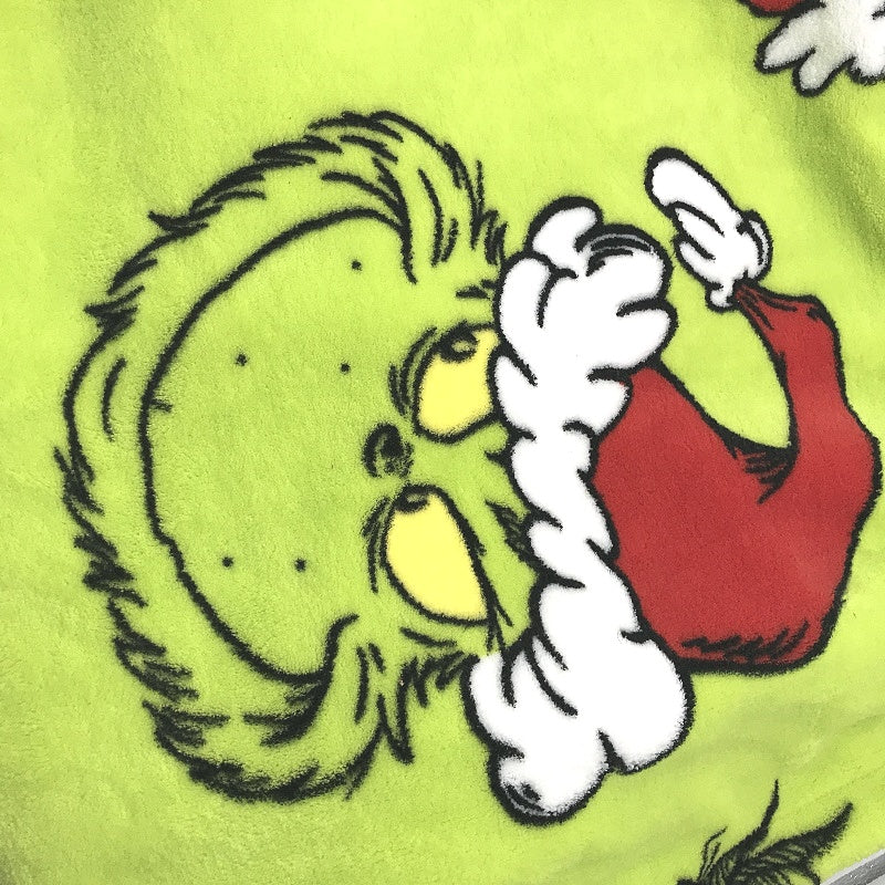 Super Soft Ultra Warm Grinch Chrismas Throw One Size NEW