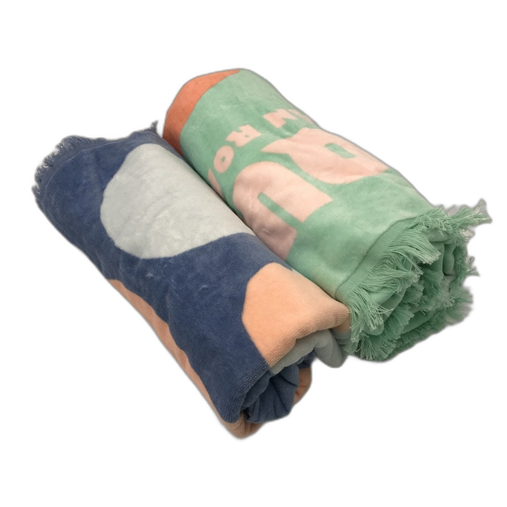 Set of 2 Noosa & Torquay Summer Soft Beach Towels NEW