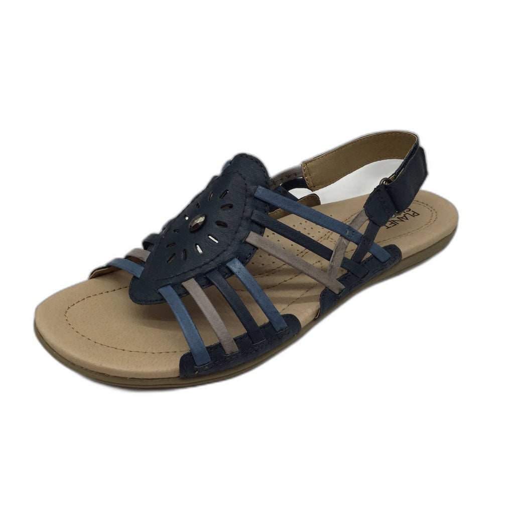 Planet Shoes Zenga 2 Navy Sling Back Sandals Ladies Size 11 NEW