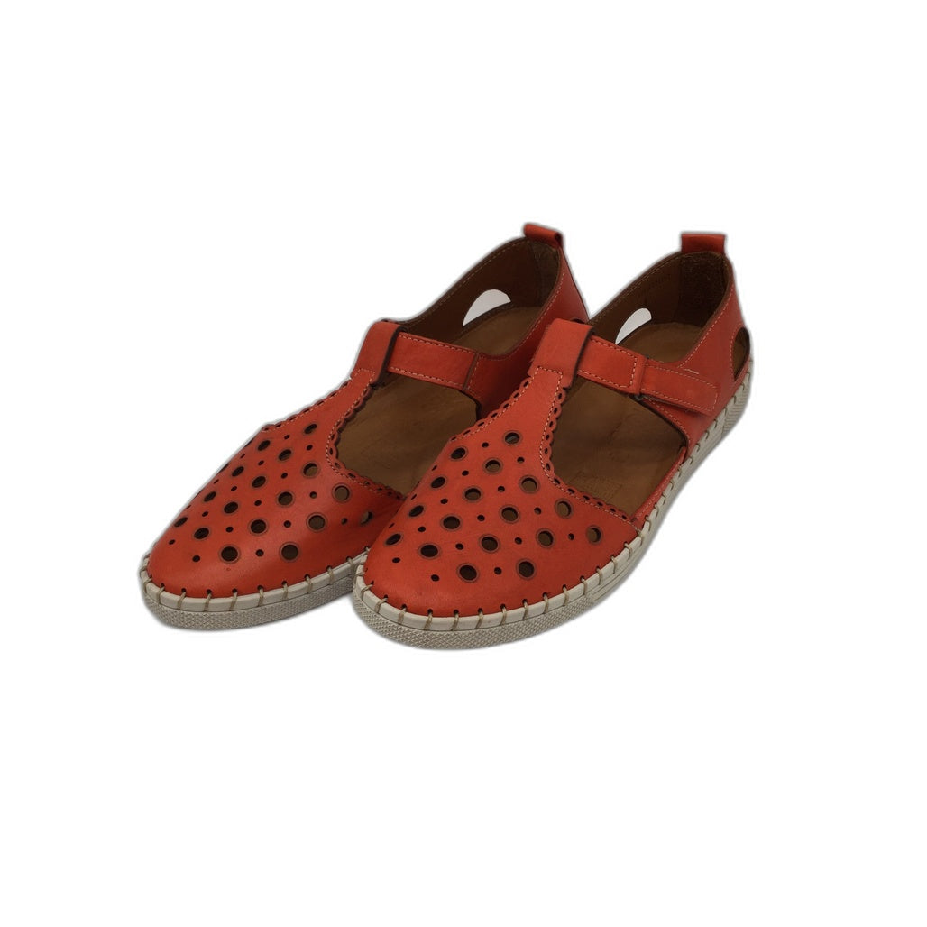 Planet Shoes Heather Summer Red Casual Leather Shoe Ladies Size 42 NEW