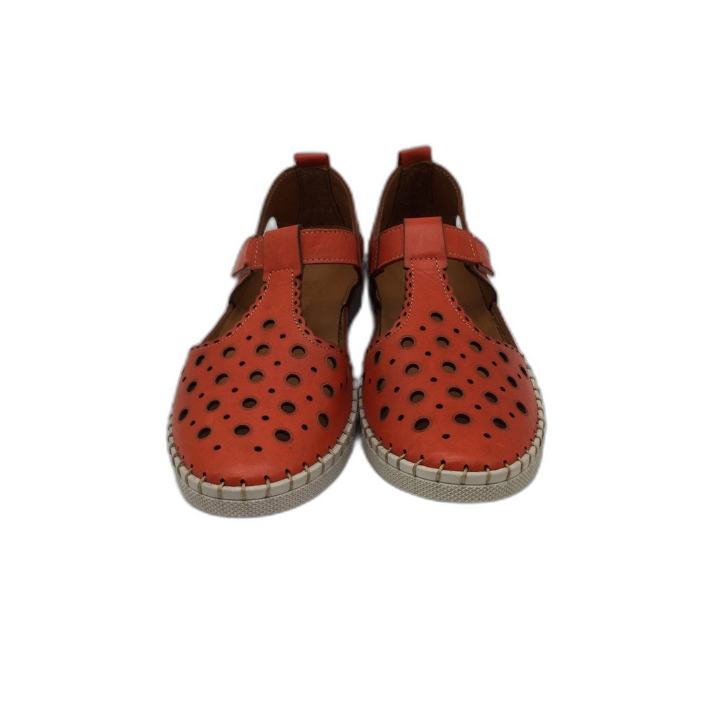 Planet Shoes Heather Summer Red Casual Leather Shoe Ladies Size 42 NEW