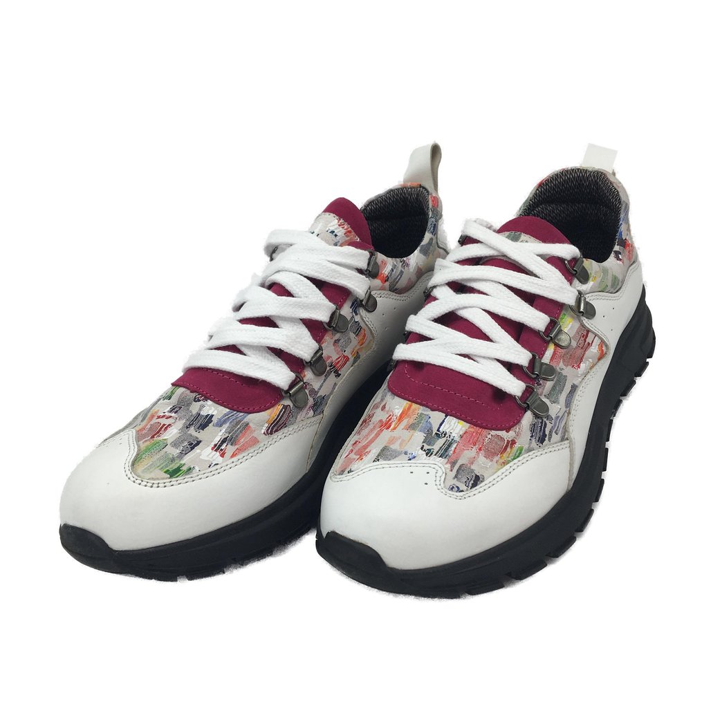 Adesso Nadia Artsy Multicoloured Leather Shoe Ladies Size 11 NEW