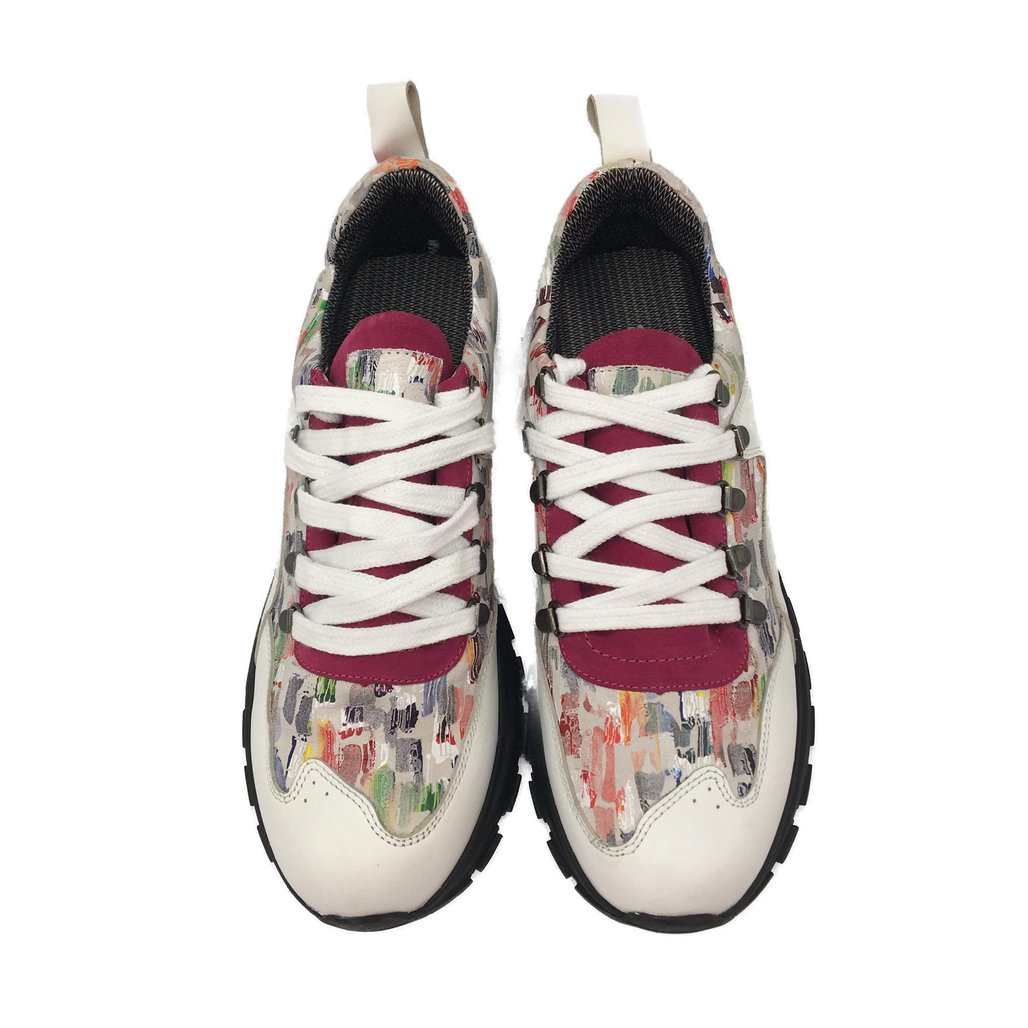 Adesso Nadia Artsy Multicoloured Leather Shoe Ladies Size 11 NEW