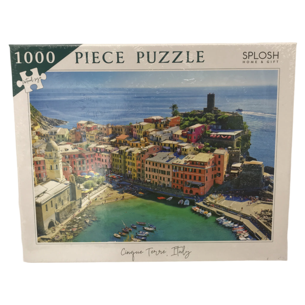 Splosh Cirque Terre Italy 1000pc 70x50cm Jigsaw Puzzle Ages 12+ Yrs NEW