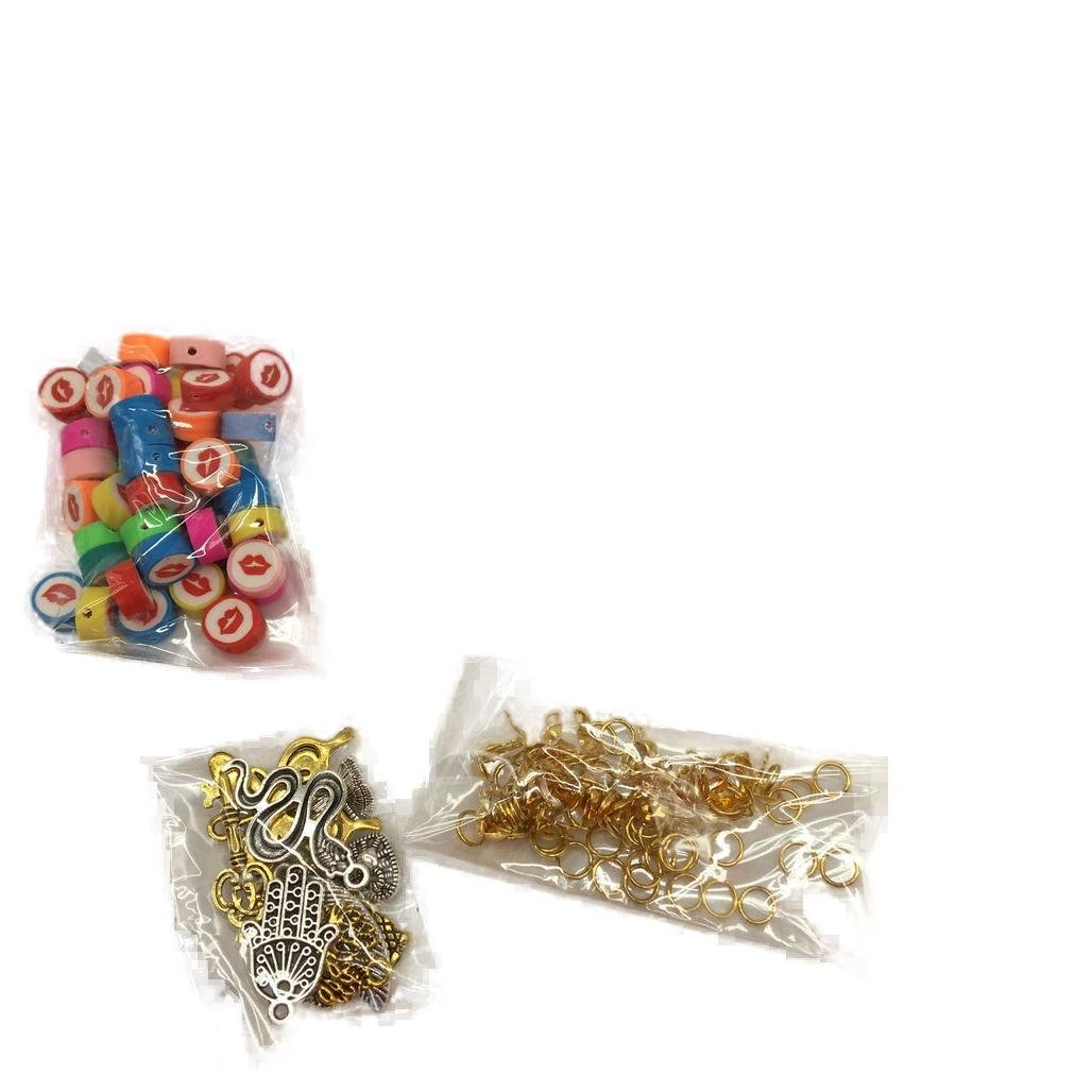 Maxzola Polymer Clay Beads Bracelet & Charm Craft DIY Kit Ages 3+ NEW