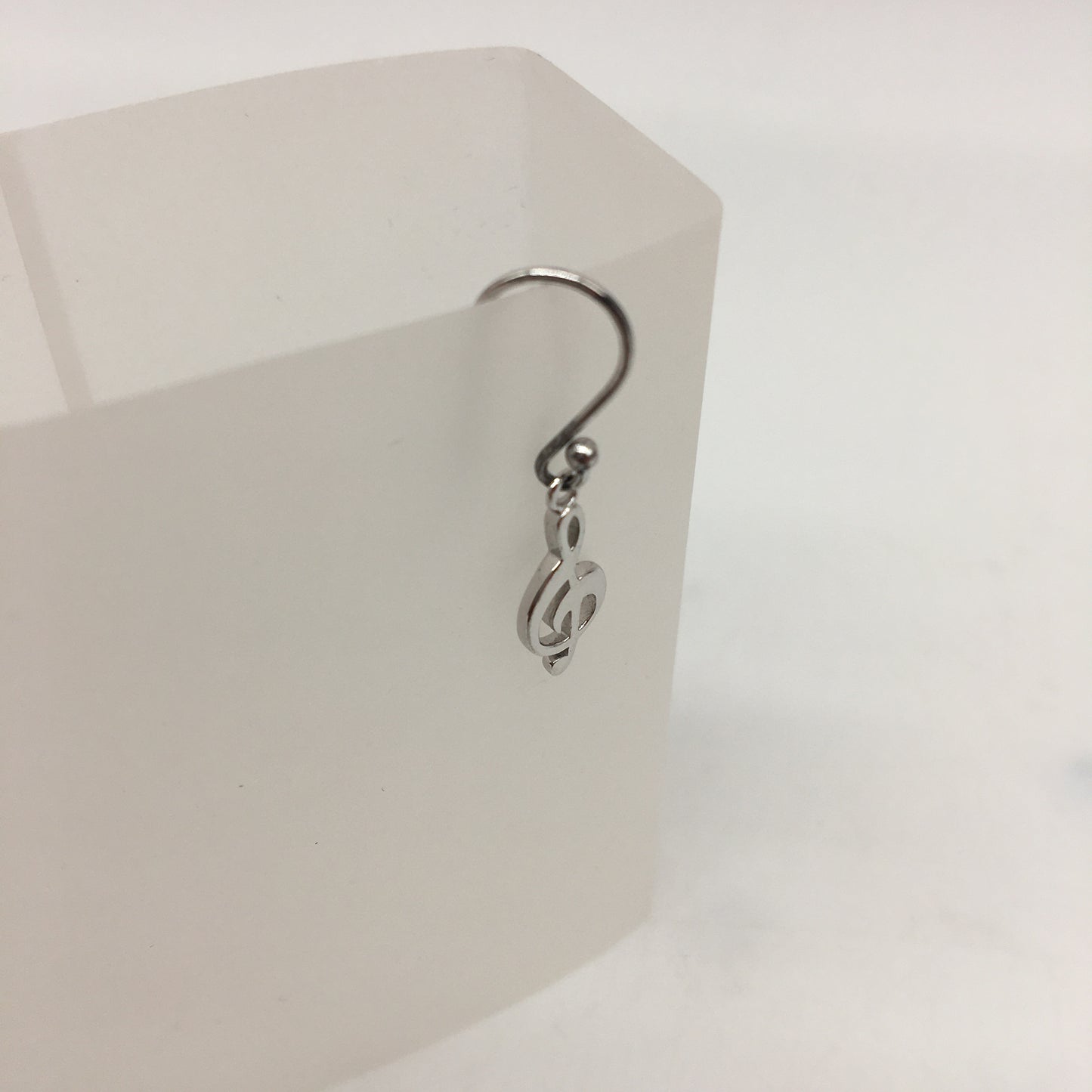 Bling Bijoux Sterling Silver 925 Melody Note Earring In Gift Box NEW