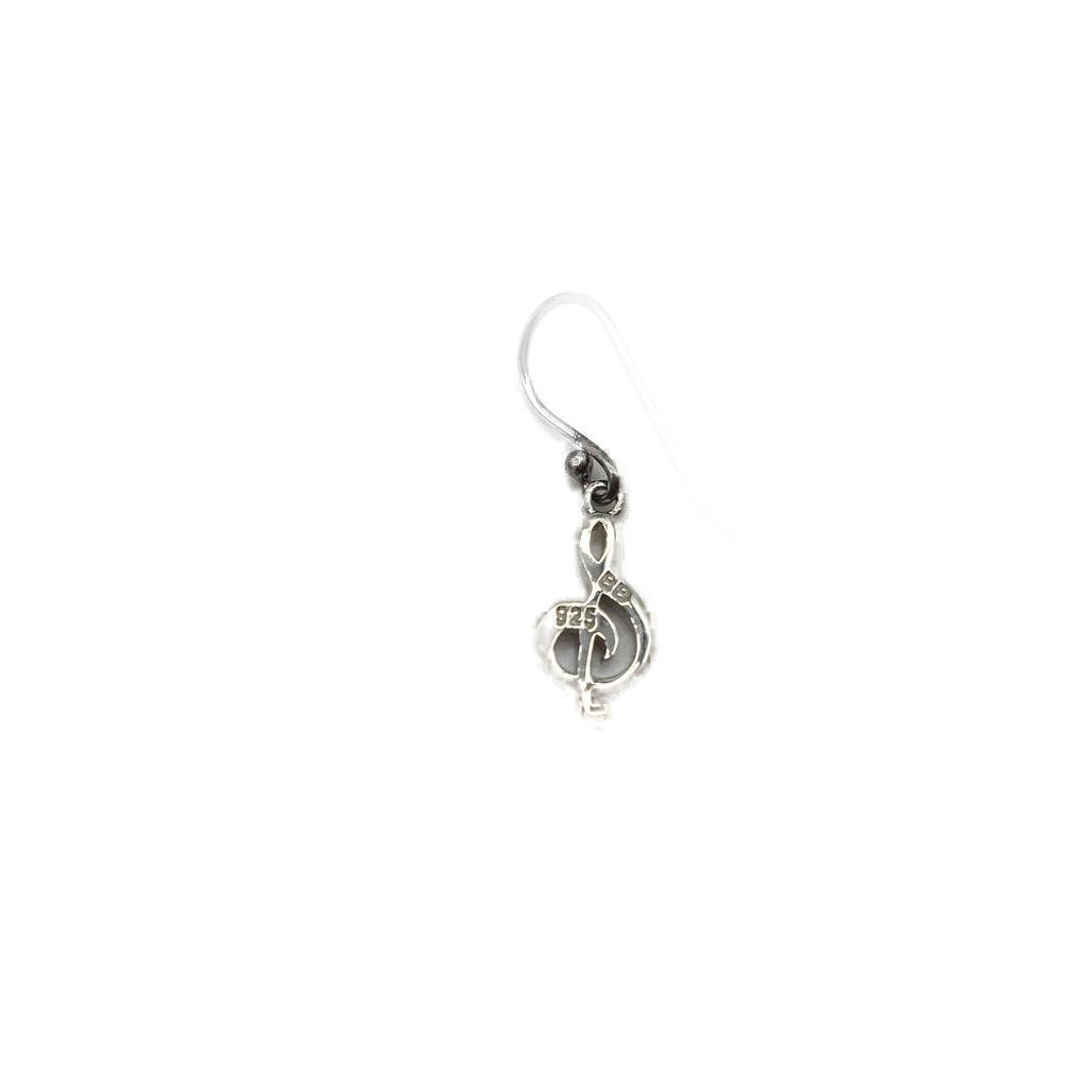 Bling Bijoux Sterling Silver 925 Melody Note Earring In Gift Box NEW